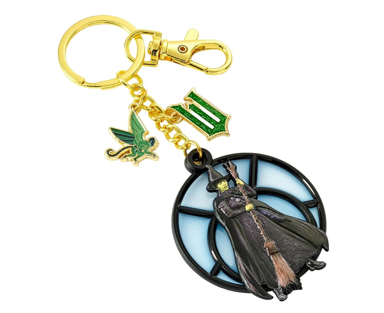 Wicked Window Elphaba Keyring (Black/Gold) - TA12705