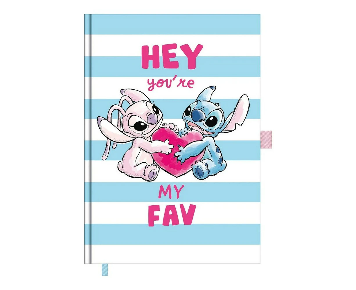 Lilo & Stitch You´re My Fav 2025 A5 Diary (White/Blue) - PM10886