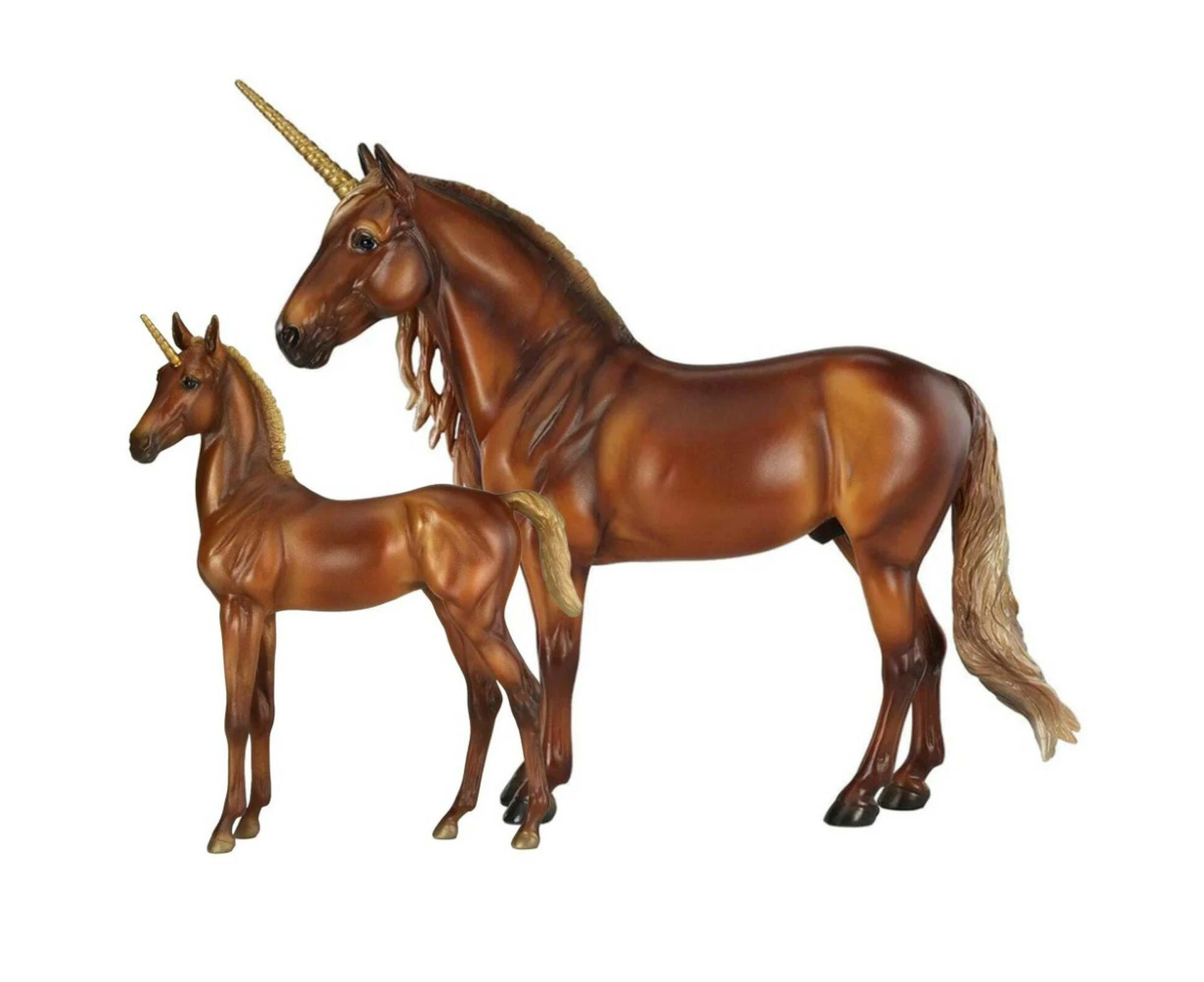 Breyer Horses Cyrus & Solana Unicorn Stallion & Foal Traditional 1:9 Scale