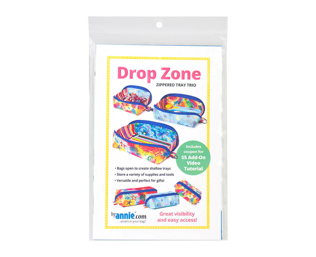 By Annie Drop Zone Pattern Only Quilting Sewing Patchwork