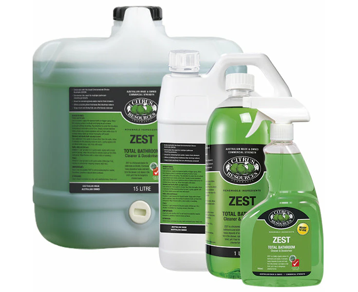 Citrus Resources Zest Total Bathroom Cleaner and Deodoriser-5lt