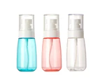 Plastic Spray Bottle Fine Mist – Refillable, Reusable, Portable Sprayer, Travel Size, Leak Proof for Household Use, Essential Oil (3 Pack)