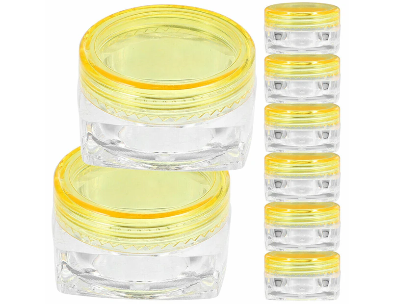 24 Pcs Wide Mouth Cream Jar Face Tiny Jars with Lids Empty Travel Eye Bottle