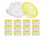 24 Pcs Wide Mouth Cream Jar Face Tiny Jars with Lids Empty Travel Eye Bottle