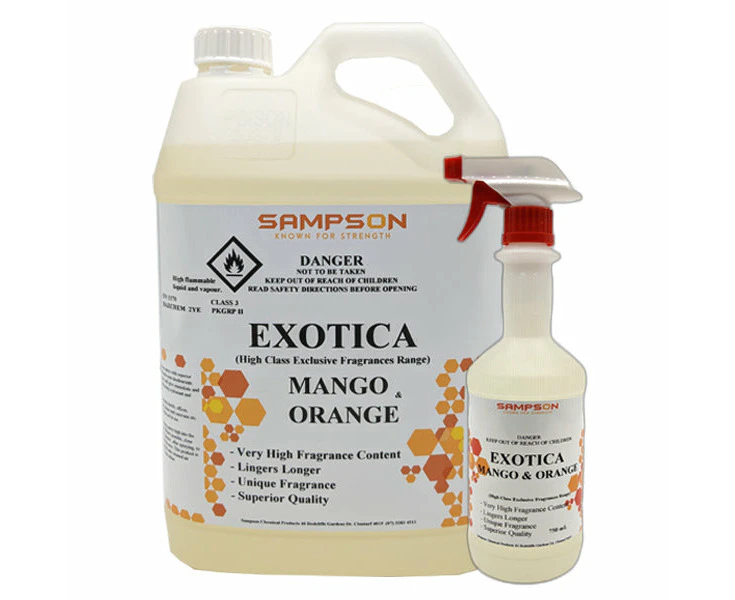 Exotica Mango and Orange Air Freshener | Strong, Long-Lasting Aroma-750ml