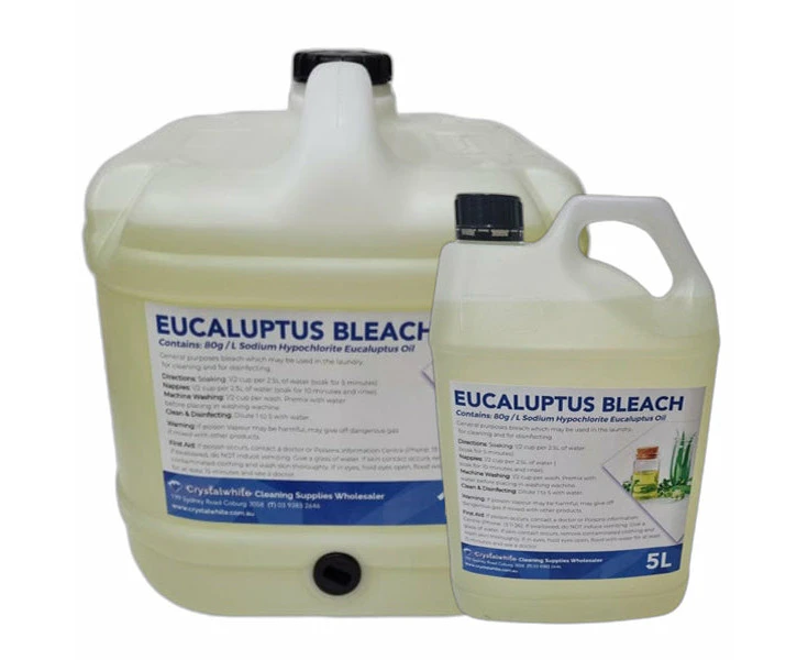 Eucalyptus Bleach 8% Sodium Hypochlorite 15Lt