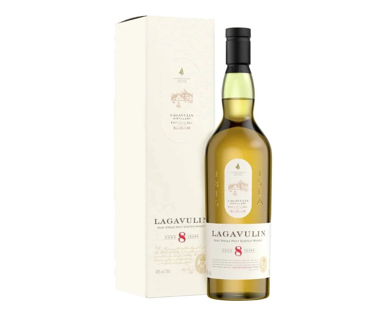 Lagavulin 8YO Islay Single Malt Scotch Whiskey - 700ml