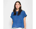 Target European Linen Roll Cuff T-Shirt