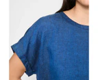 Target European Linen Roll Cuff T-Shirt