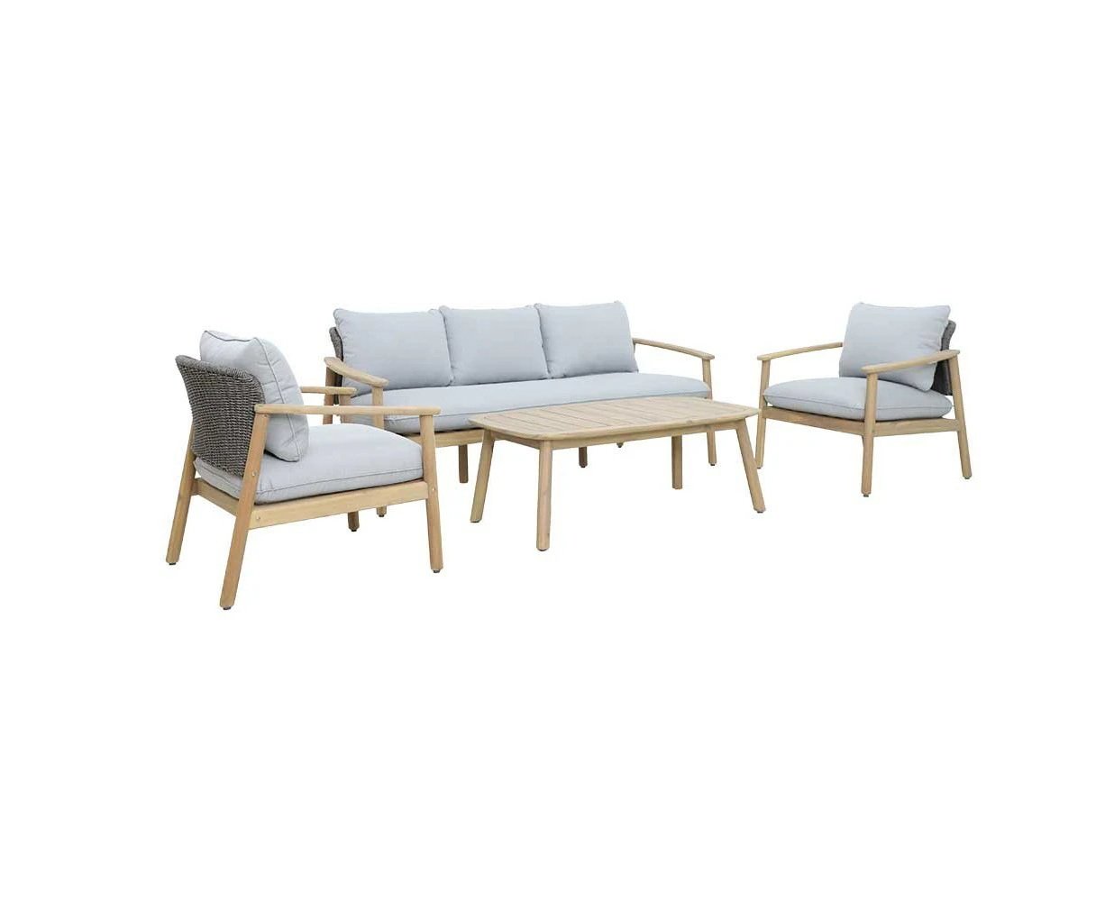 Sunscape Lexi 4 Piece Outdoor Lounge Set