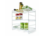 White Wire 3 Tier Shelf - Anko