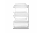 White Wire 3 Tier Shelf - Anko