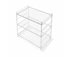 White Wire 3 Tier Shelf - Anko