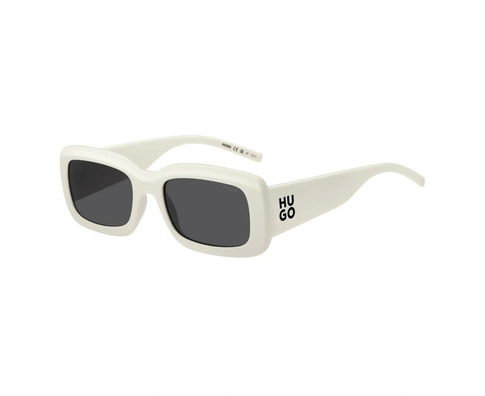 Hugo Unisex Plastic Frame HG 1281/S 0SZJ IR Ivory/Grey Lens 56mm Sunglasses