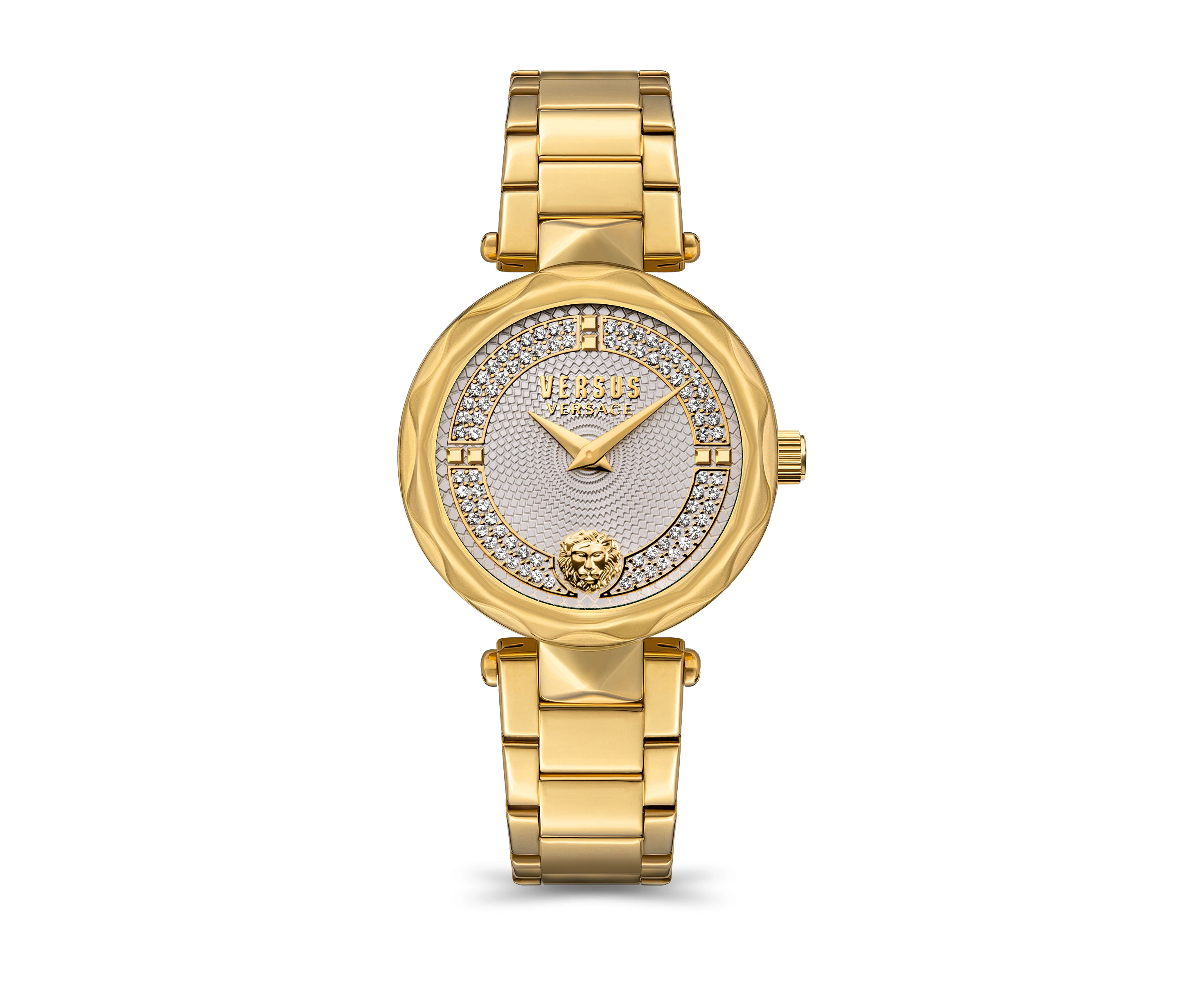 Versace Versus COVENT GARDEN CRYSTAL 36 MM IP YELLOW GOLD WHITE