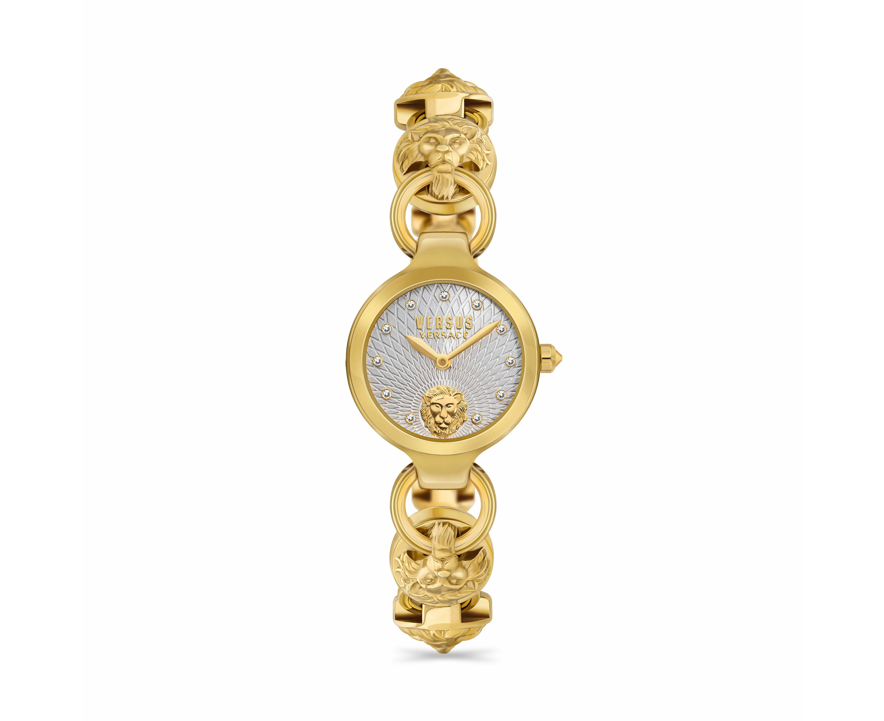 Versace Versus BROADWOOD PETITE IP YELLOW GOLD WHITE SILVER DIAL