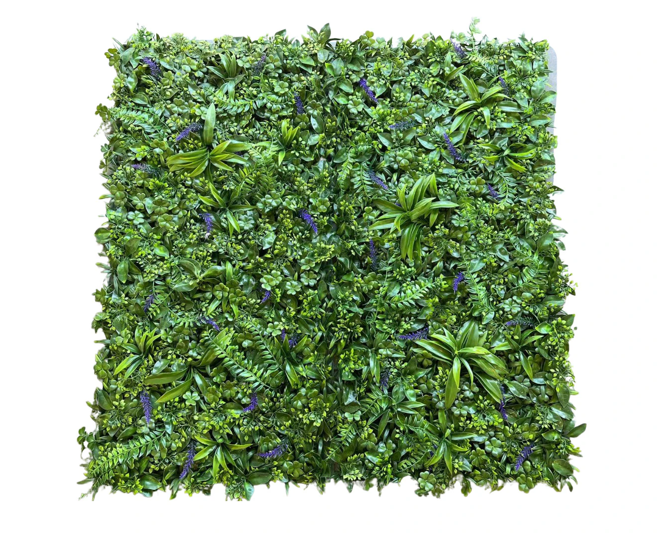 Susliving Fake Grass Mixed Fortune Leaves Vertical Garden Wall Panel