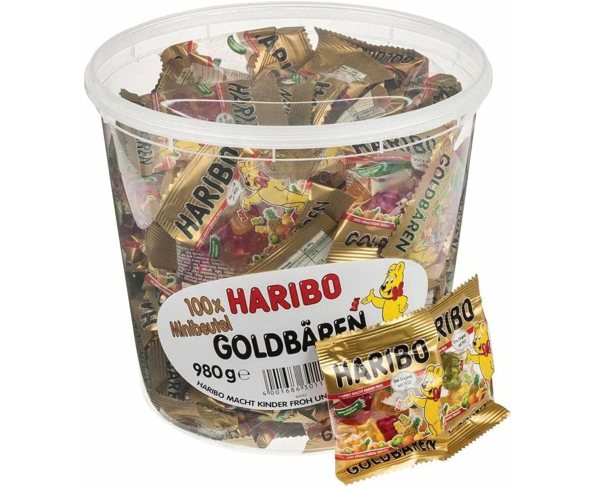 Haribo Mini Gold Gummy Bears 980g