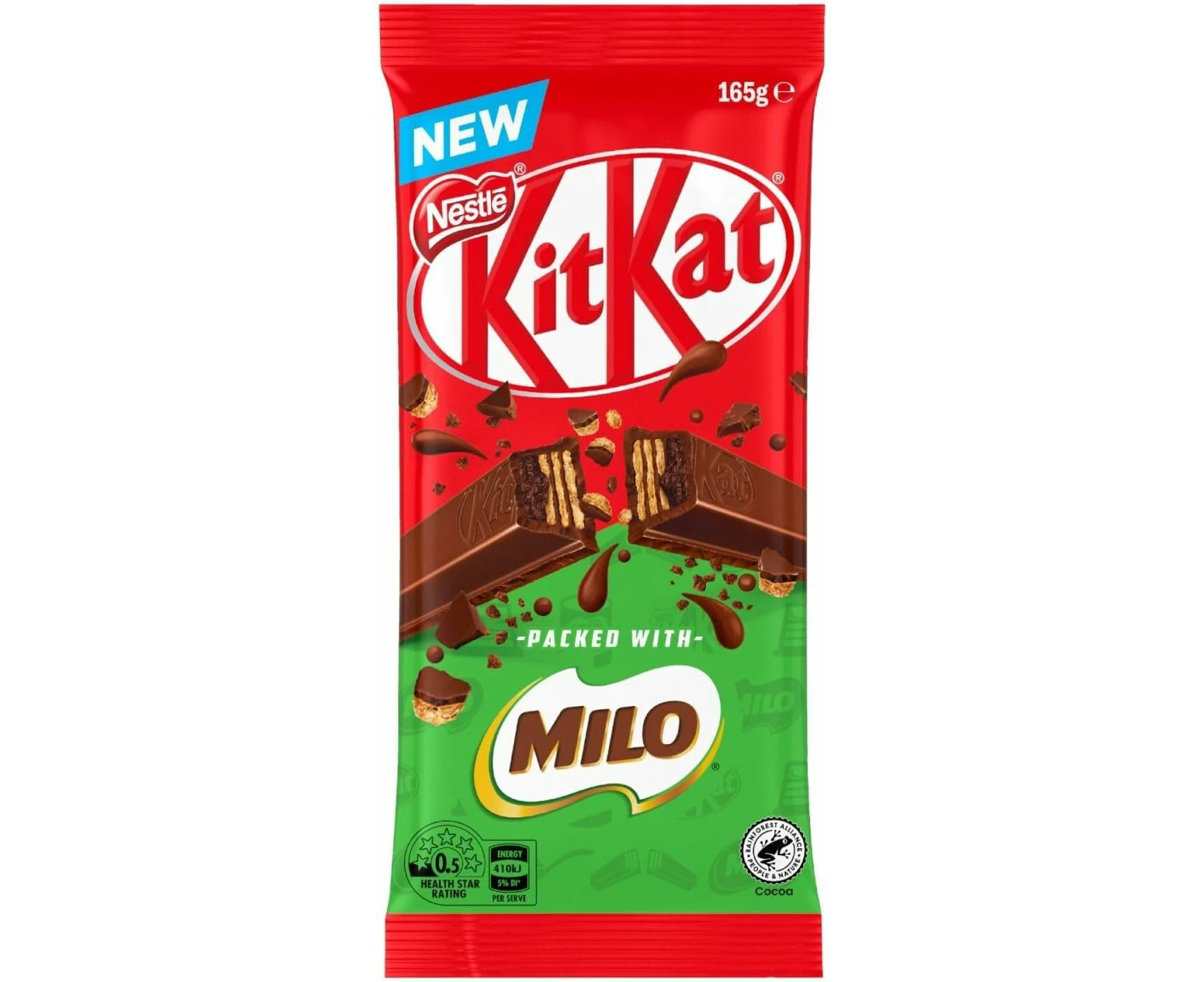 3 X Nestlé Kit Kat Chocolate  Milo 165 g