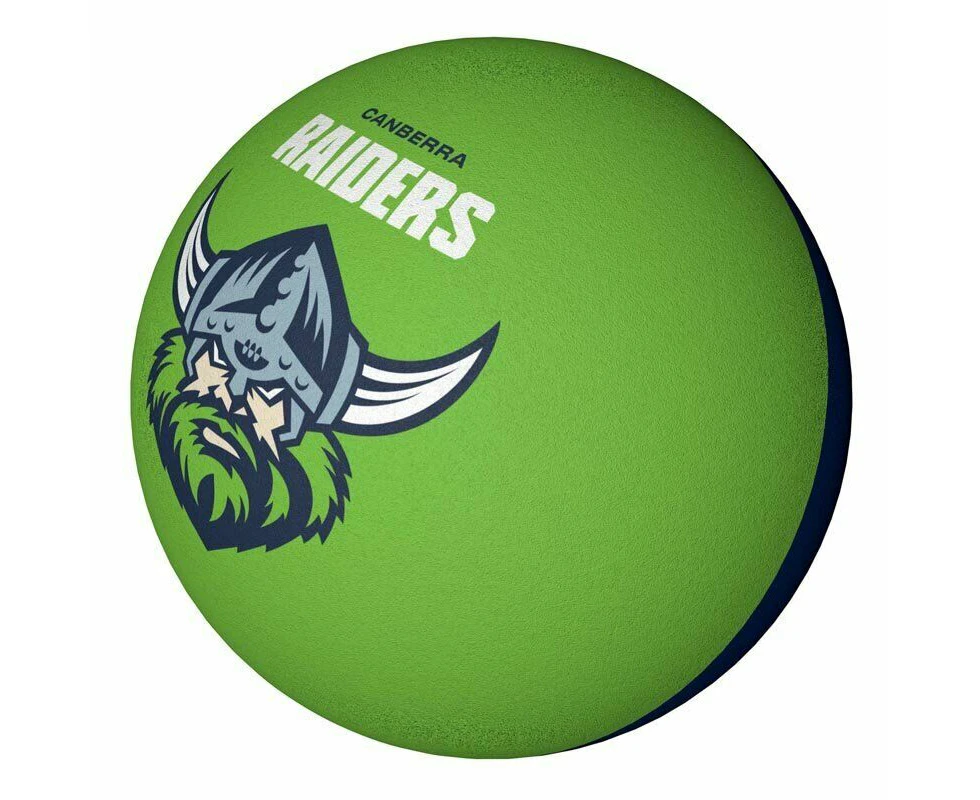 NRL Rubber High Bounce Hand Ball - Canberra Raiders - Single - 6cm