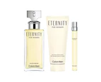 Calvin Klein Eternity 3 Piece 100ml Eau De Parfum