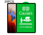 For Samsung Galaxy Tab S7+ 12.4 Inch 25 Pcs 9D Full Screen Full Glue Ceramic Film