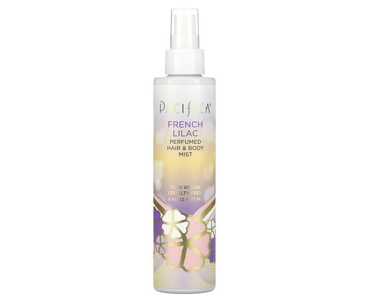 Perfumed Hair & Body Mist, French Lilac, 6 fl oz (177 ml)