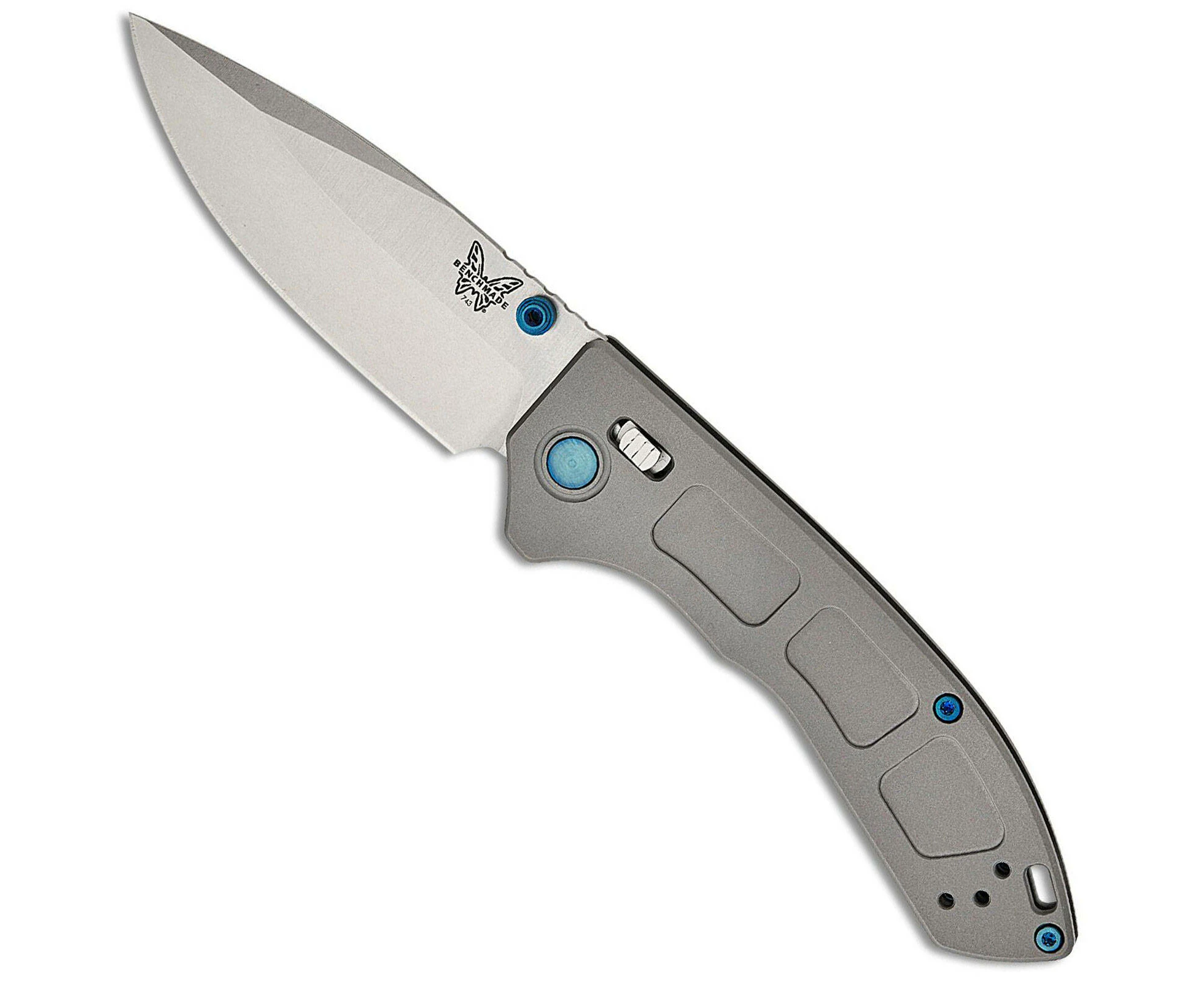 Benchmade Mini Narrows AXIS Lock Folding Knife | Grey / Satin