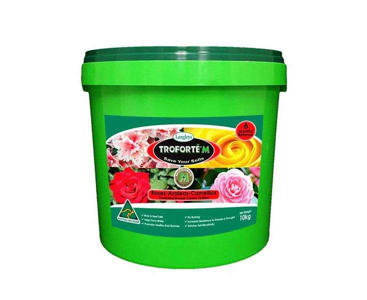 Troforte Roses Azaleas Camellias Fertiliser 10Kg Slow Release Langley