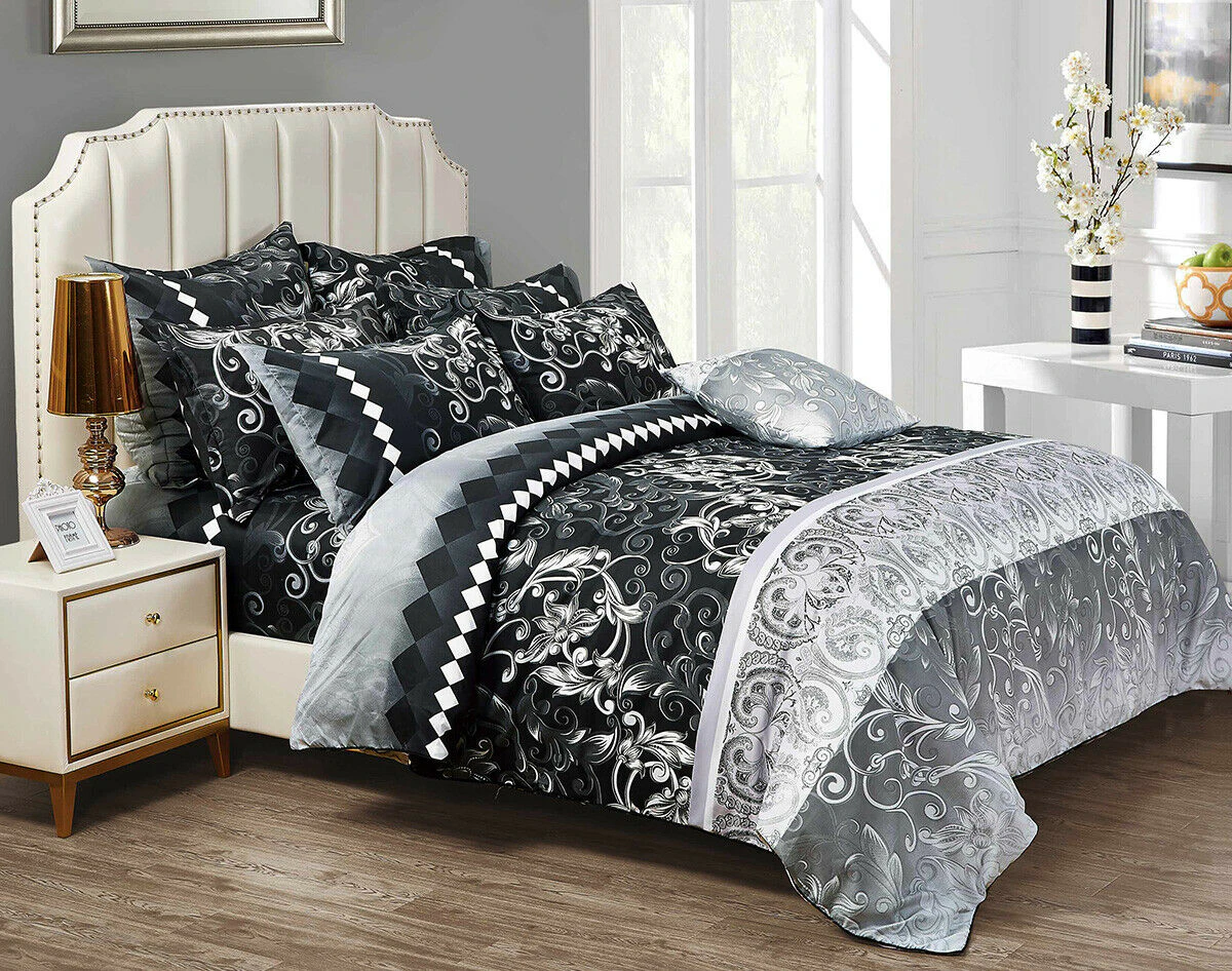 Fabric Fantastic COSTA Quilt Cover Set - Double Queen/King/Super King Size Bed