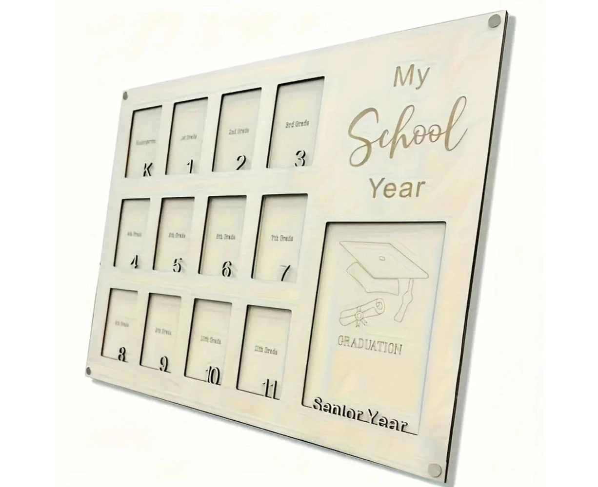 Personalized Graduation Picture Frame with Swing-Style Pendulum and Handcrafted Wooden Design