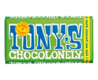 2 x Tony's Chocolonely Bar Dark Chocolate Almond Sea Salt 180g