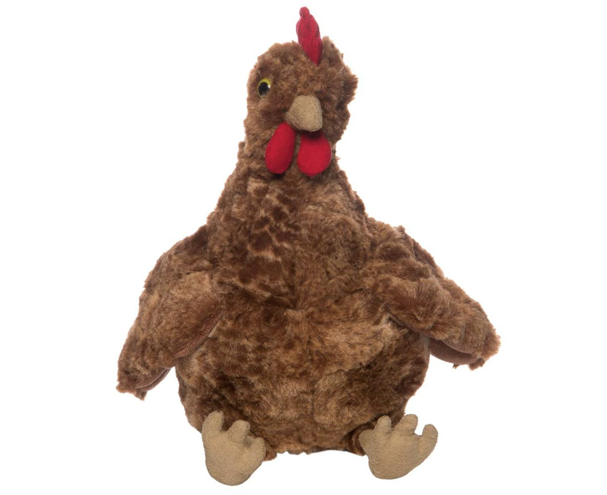 Megg Plush Chicken (Brown) - 22cm