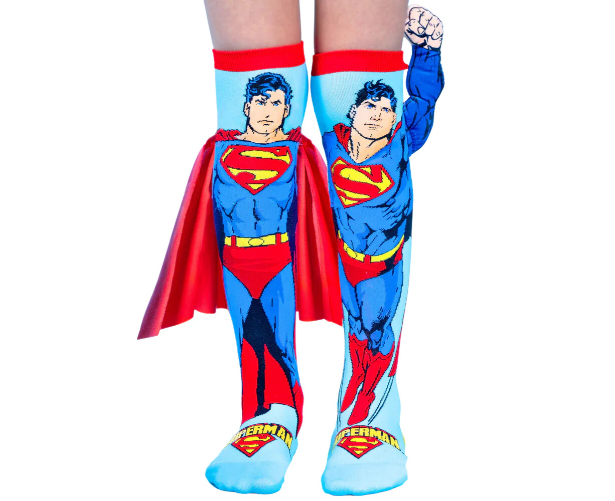 Madmia - Superman Socks Kids & Adults Age 6Y+