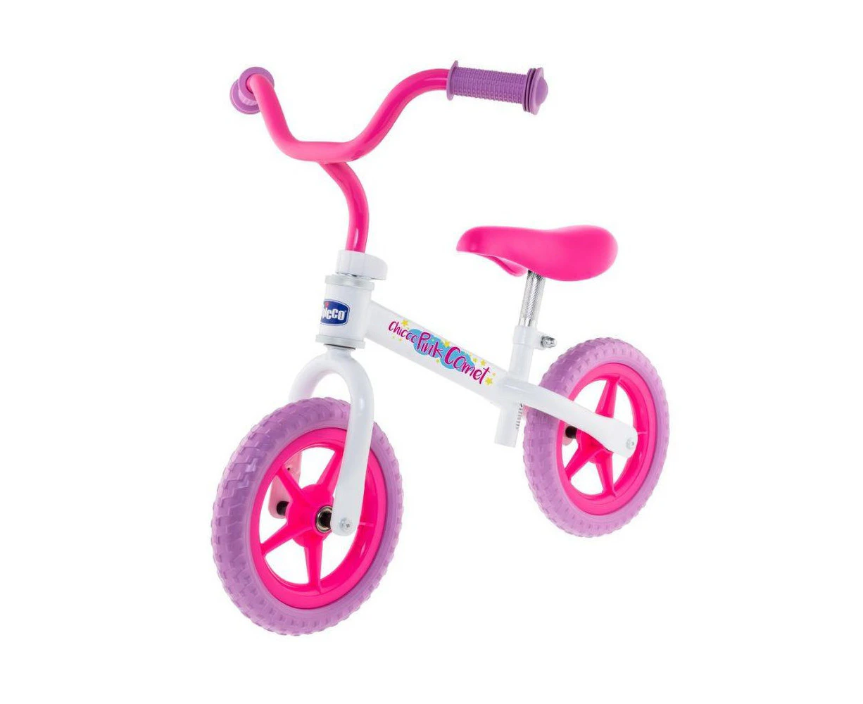 Chicco Adjustable Kids/Children/Toddler Toy Push Balance Bike Pink Comet 2-5y