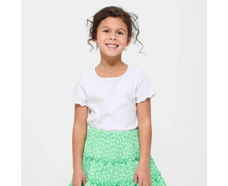 Target Textured Ruffle Floral Skort