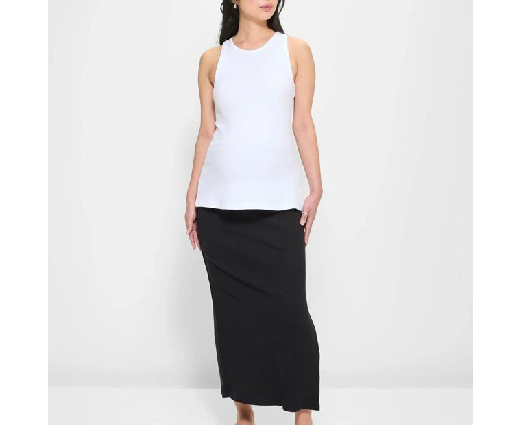 Target Maternity Ribbed Midi Skirt