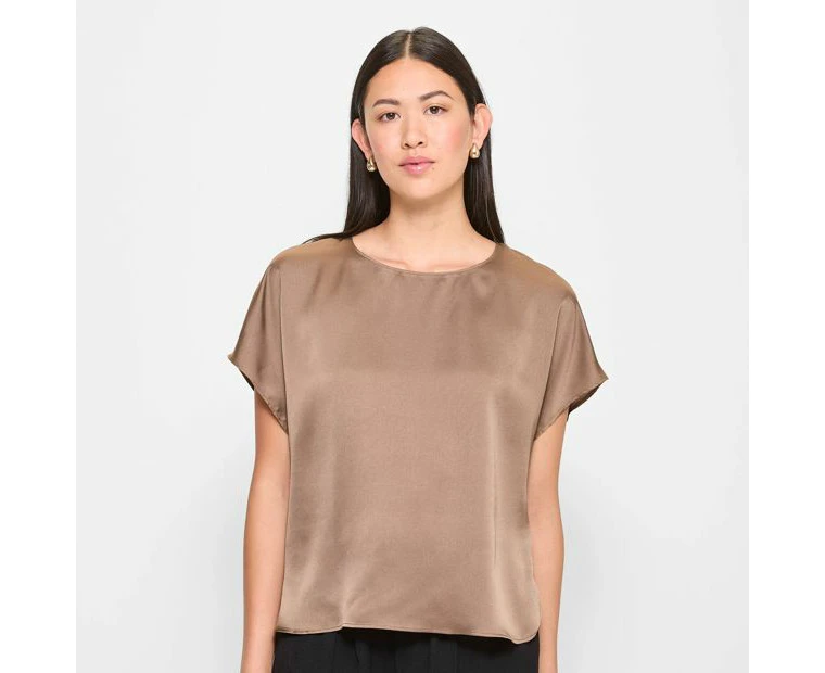 Relaxed Satin Shell Top - Preview