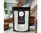 12x 1Kg Orku Epsom Salt - Magnesium Sulphate Bath Salts Skin Body