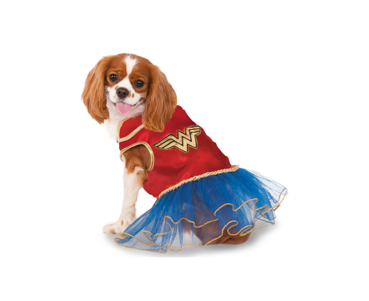 Wonder Woman Tutu Dress Pet Costume - Warner Bros DC Comics