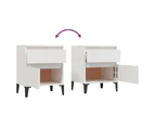 vidaXL Bedside Cabinet White 40x35x50 cm