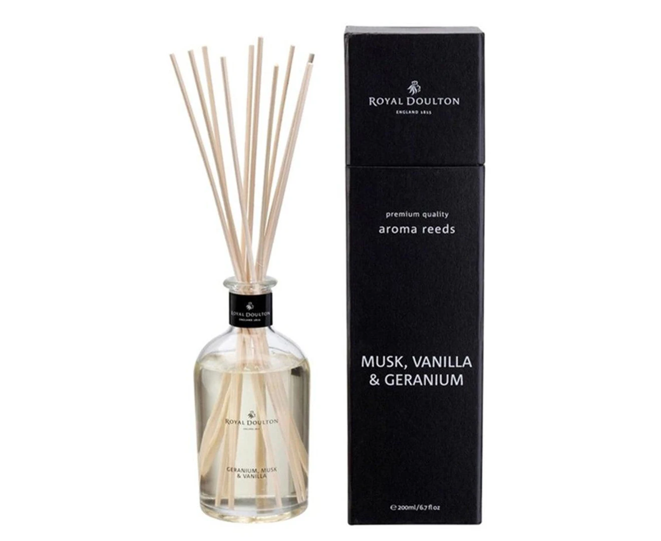 Royal Doulton Musk, Vanilla & Geranium Reed Diffuser 200mL