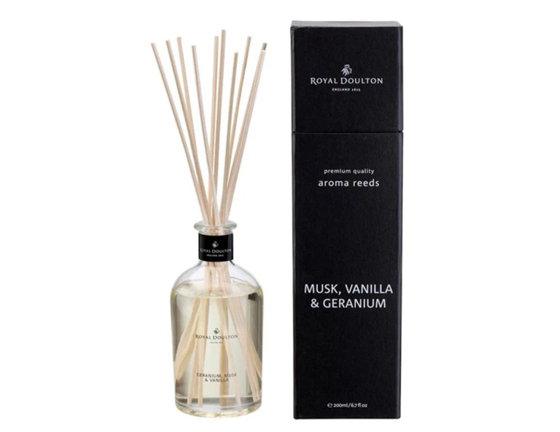 Royal Doulton Musk, Vanilla & Geranium Reed Diffuser 200mL