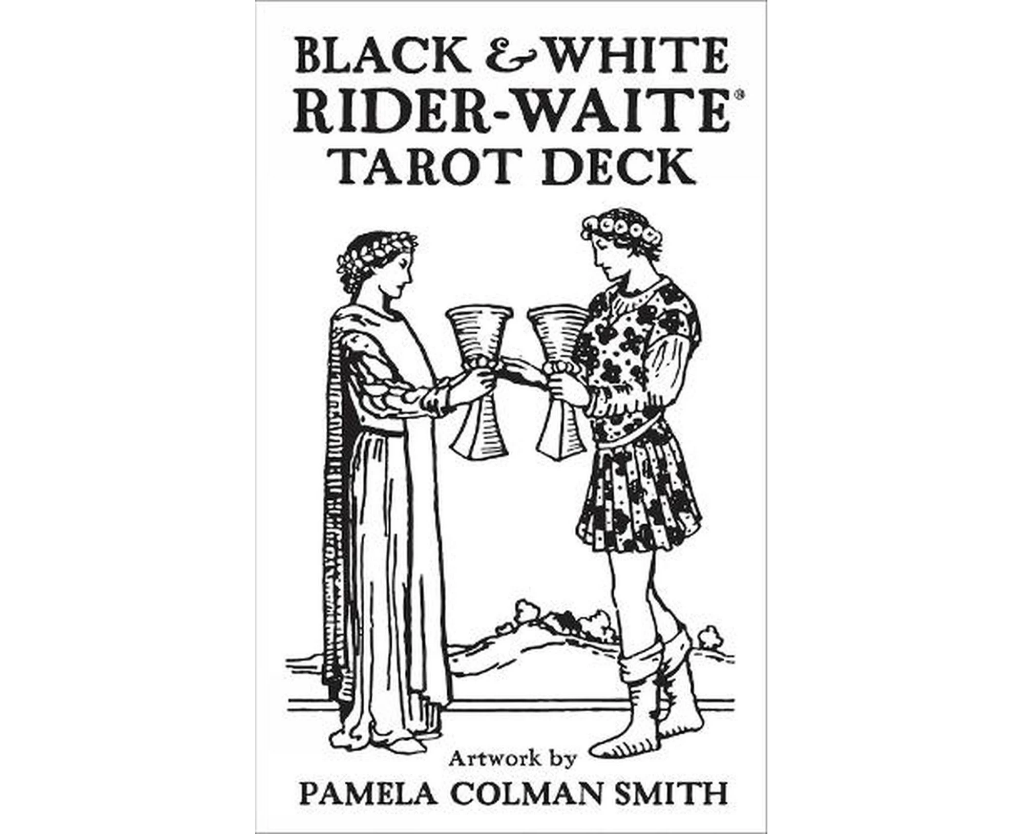 Black & White Rider-Waite Tarot Deck