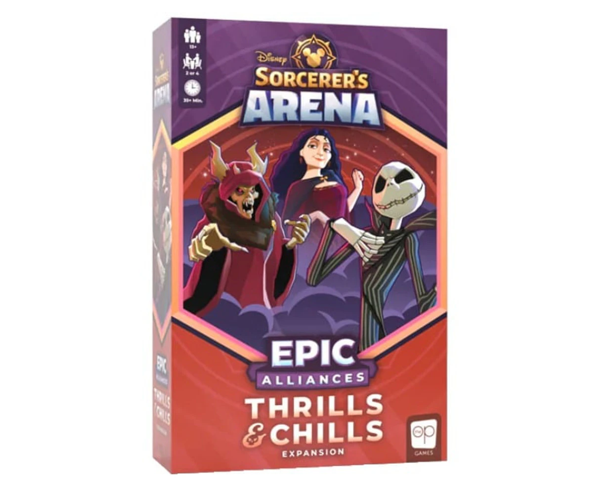 Disney Sorcerer's Arena Epic Alliances Thrills and Chills Expansion Board Game