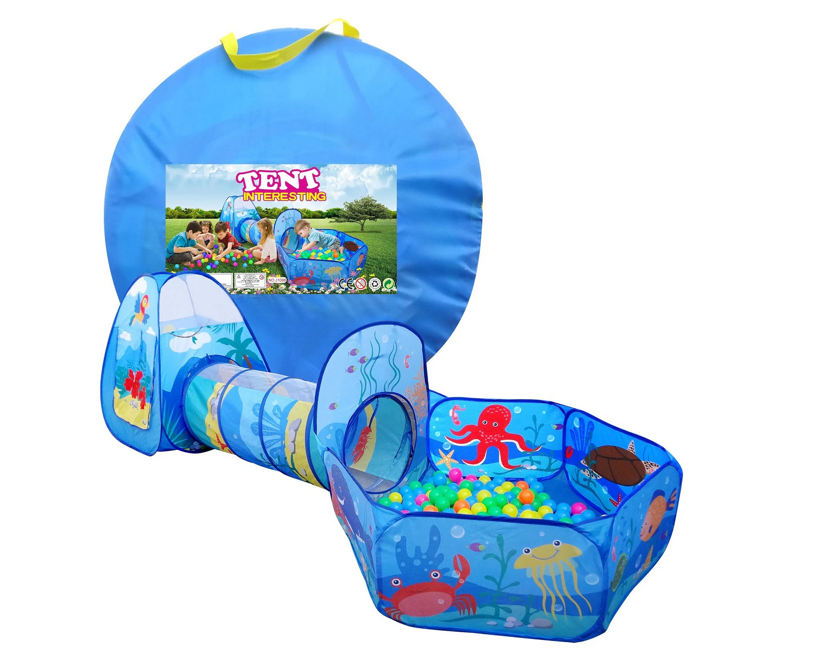 Large Sealife Ocean Ball Baby Play Pen 3-in-1