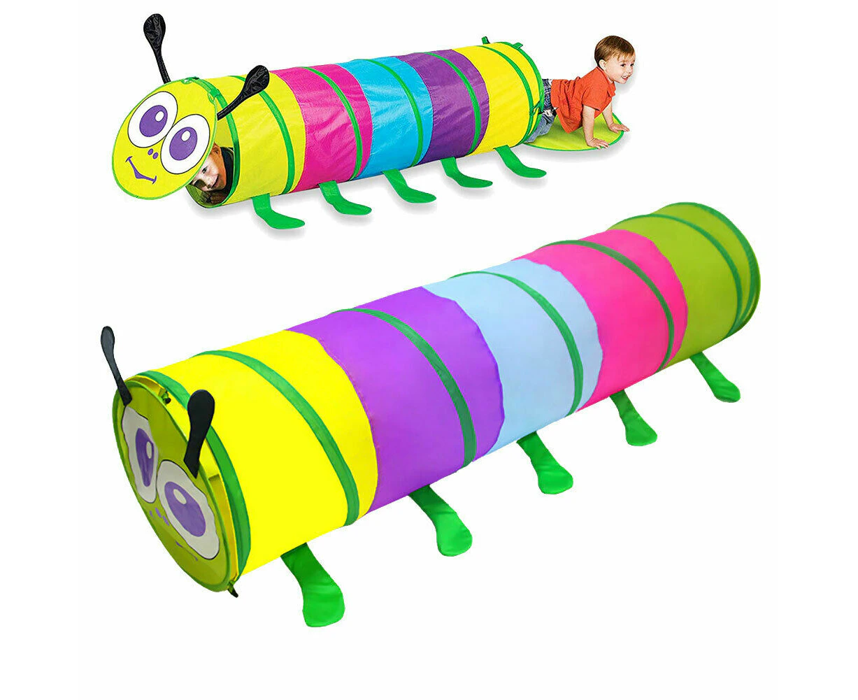 Coloured Caterpillar Baby Crawling Tunnel