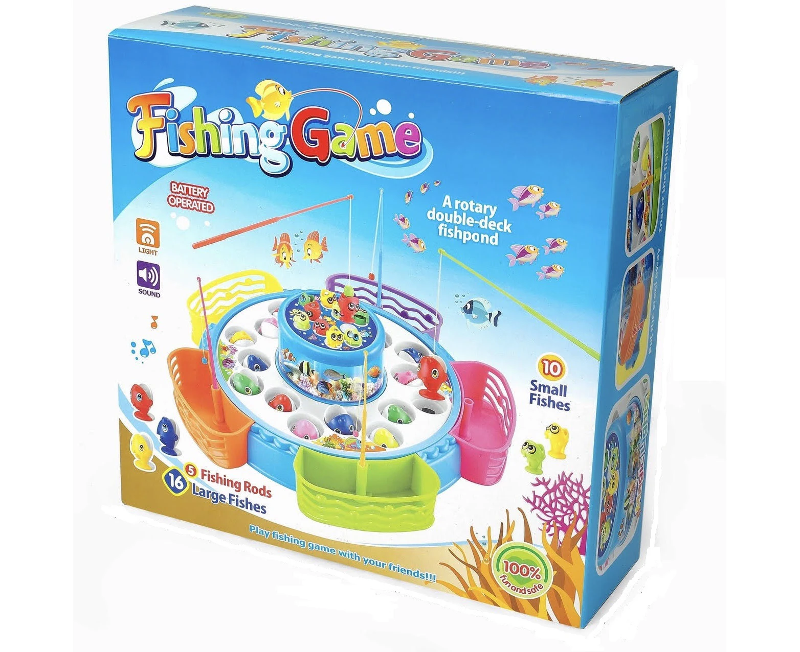 Fishing Toy With Rotating Sound & Lights Fishing Game