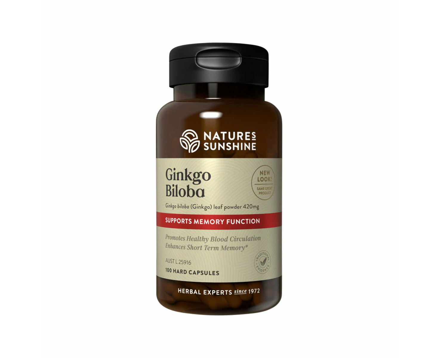 Nature's Sunshine Ginkgo Biloba 420mg 100c