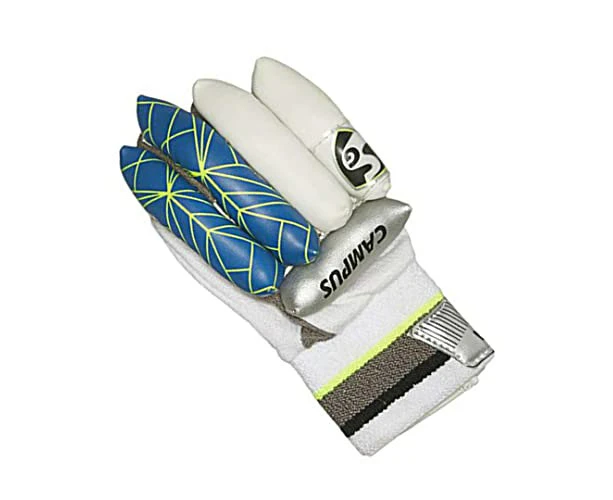 SG Campus Cricket Batting Gloves Multicolor  Size: Extra Small Junior For Left-Hand bats